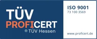 ISO 9001:2015 TÜV-Zertifikat (PDF anzeigen)
